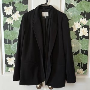 Black suit blazer